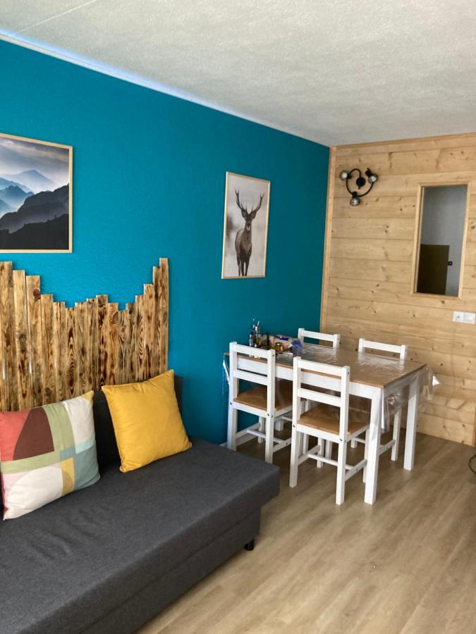 Studio Mongie Aux Pieds Des Pistes Avec Balcon La Mongie Exteriör bild