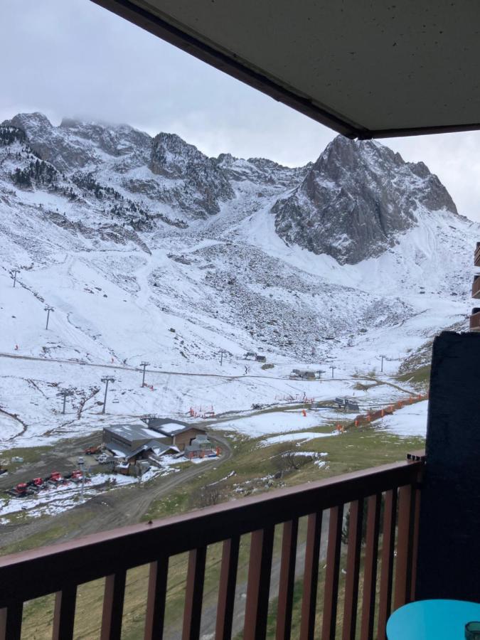 Studio Mongie Aux Pieds Des Pistes Avec Balcon La Mongie Exteriör bild