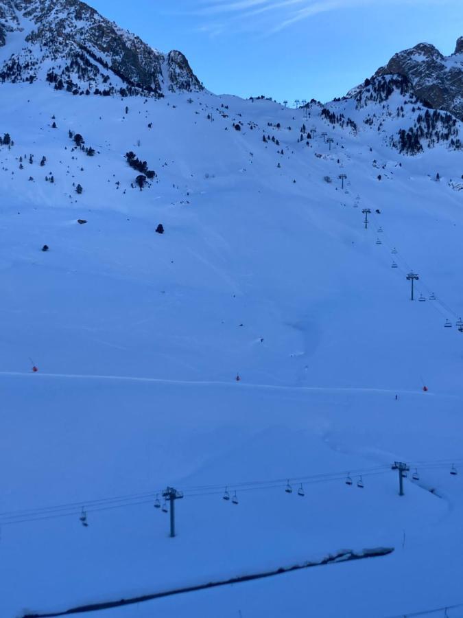 Studio Mongie Aux Pieds Des Pistes Avec Balcon La Mongie Exteriör bild